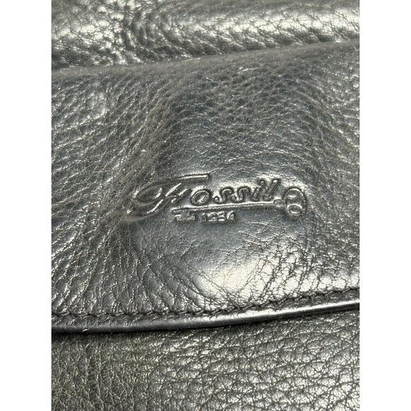 Vintage Fossil Black Leather Small Crossbody Bag Purse Supple Luxury Classic - Picture 7 of 13